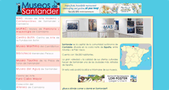 Desktop Screenshot of museosdesantander.com